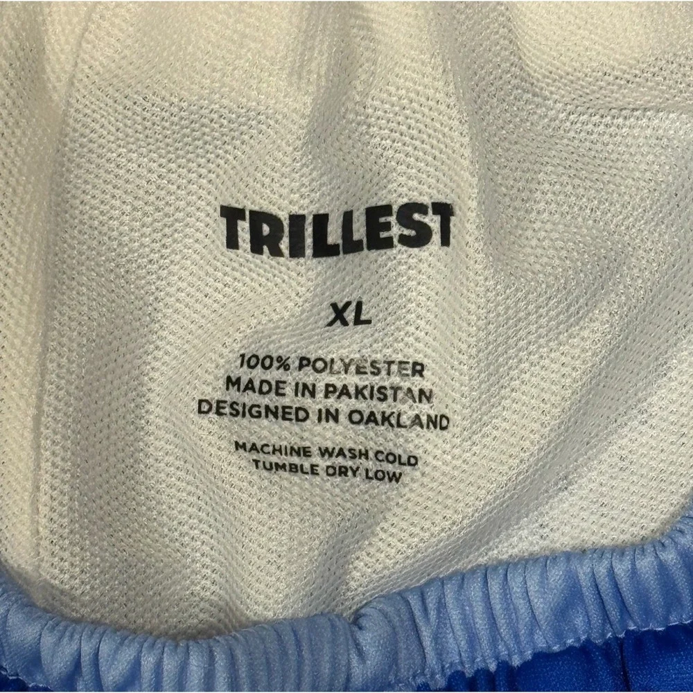 Collect and Select Trillest Blue Nipsey Hussle Swingman Basketball Shorts Men XL